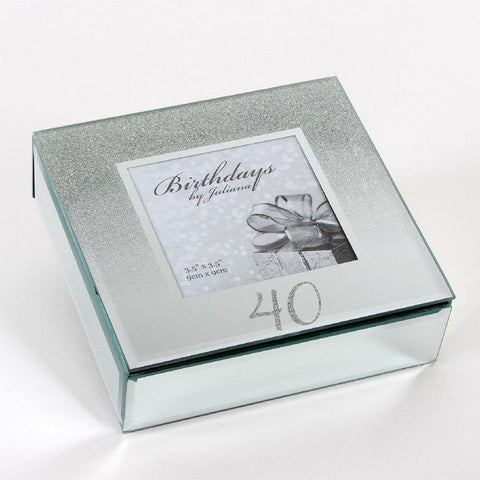 40th Birthday Trinket Box - Gallery Gifts Online 