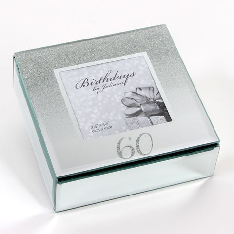 60th Birthday - Mirror Trinket Box