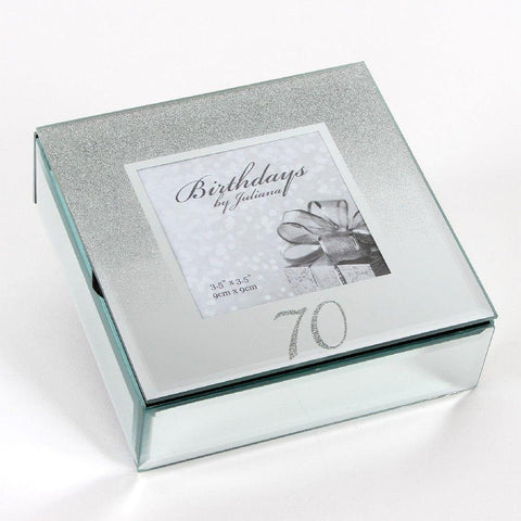 70th Birthday Trinket Box - Gallery Gifts Online 