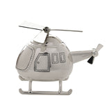 Silverplated Money Box - Helicopter