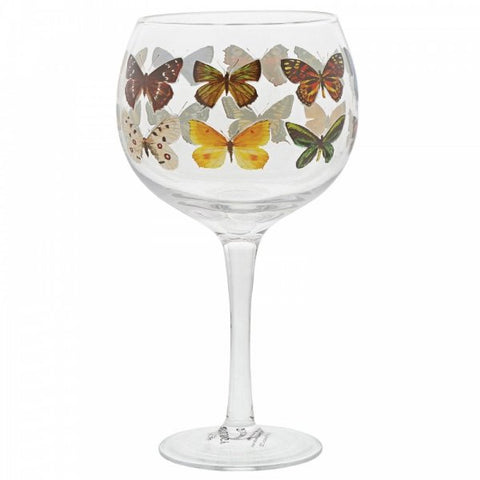 Butterfly Copa Glass