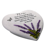 Lavendar Heart Stone - Nan