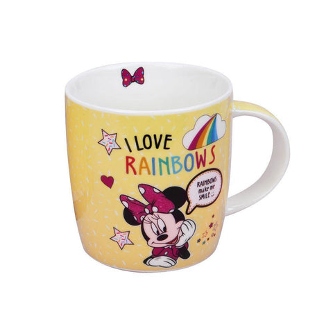 Disney Minnie Mouse Yellow Rainbow Mug - Gallery Gifts Online 