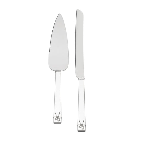 Vera Wang Love Knots Cake Knife and Server