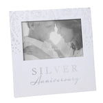 Silver Anniversary 6" x 4" Photo Frame