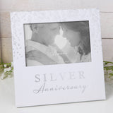 Silver Anniversary 6" x 4" Photo Frame