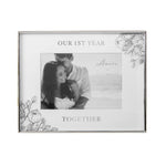 First Year Together 7" x 5" Photo Frame