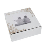 40 Wonderful Years Glass Trinket Box