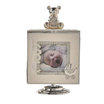 Baby Silver Plated Rotating Photo Frame Music Box