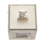 Baby Silver Plated Rotating Photo Frame Music Box