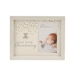 Christening photo frame 4" x 6"