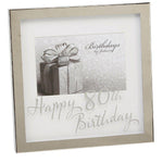 80th 6x4 Mirror Frame - Gallery Gifts Online 