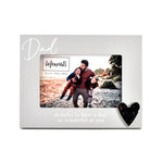 Wooden Photo Frame with Heart 6" x 4" - Dad