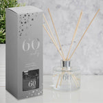 60th Milestone 100ml Reed Diffuser - Gallery Gifts Online 