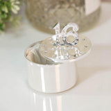 16th Birthday Silver Plated Crystal Trinket Box - Gallery Gifts Online 