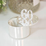 60th Silver Plated Crystal Trinket Box - Gallery Gifts Online 