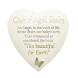 Graveside Heart Plaque - Angel Baby