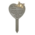 Memorial Heart Plaque - Mum