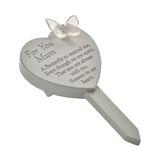 Memorial Heart Plaque - Mum