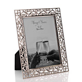 Silverplated Hearts Photo Frame 5" x 7"