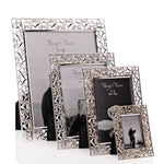 Silverplated Hearts Photo Frame 5" x 7"