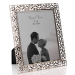 Silverplated Hearts Photo Frame 8" x 10"