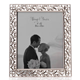 Silverplated Hearts Photo Frame 8" x 10"