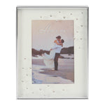 4x6 - Silver Plated Box Photo Frame - Amore - Gallery Gifts Online 