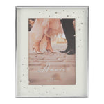 5x7 - Silver Plated Box Photo Frame - Amore - Gallery Gifts Online 