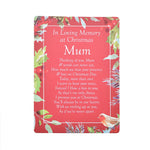 Christmas Graveside Card - Mum